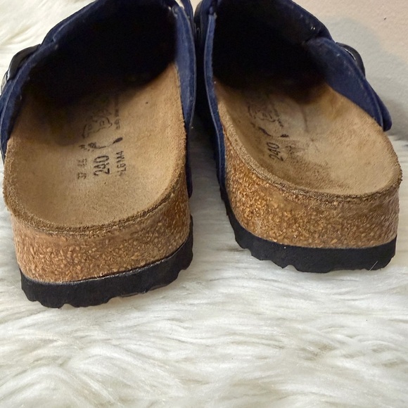 Birkenstock Dark Blue Leather Footwear - Picture 8 of 14